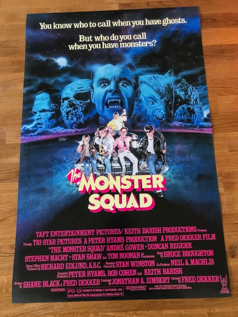 MOVIE POSTER THE Monster Squad 430mm x 640mm (Bit bigger than A2) EUR 4 ...