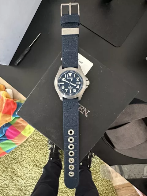 Citizen eco on sale drive 300m titanium
