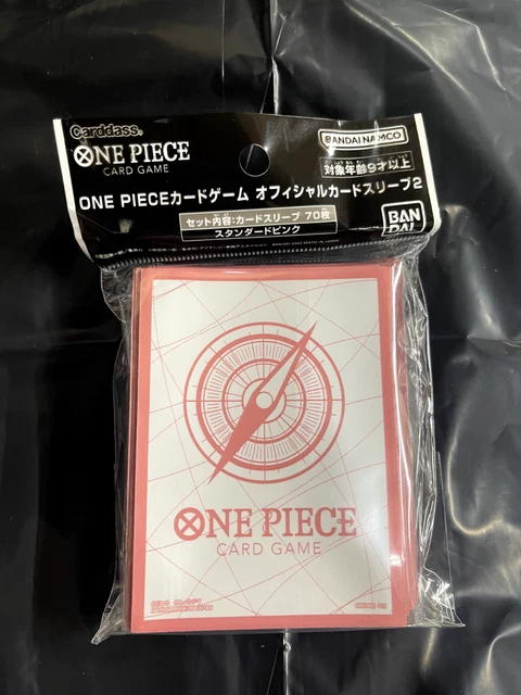 ONE PIECE CARD Game Bandai Official Card Sleeves Pink/White Japanese