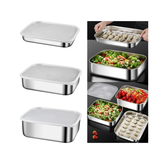 Plateaux De Congélation Bébé Avec Couvercles - 2x7 Compartiments En Silicone, Souples Et Antiadhésifs