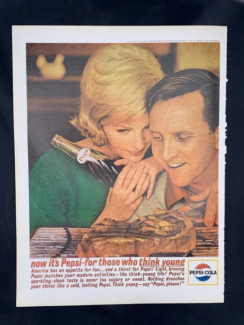 Magazine Ad* - 1963 - Pepsi - (#3)