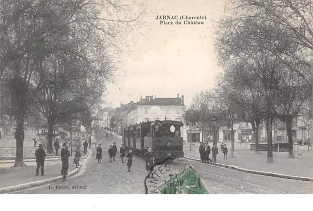 16 - n°110869 - Jarnac - Place Du Château - Tramway