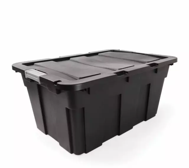 100L Heavy Duty Large Plastic Storage Tub Container that comes with a lid NEW AU 2