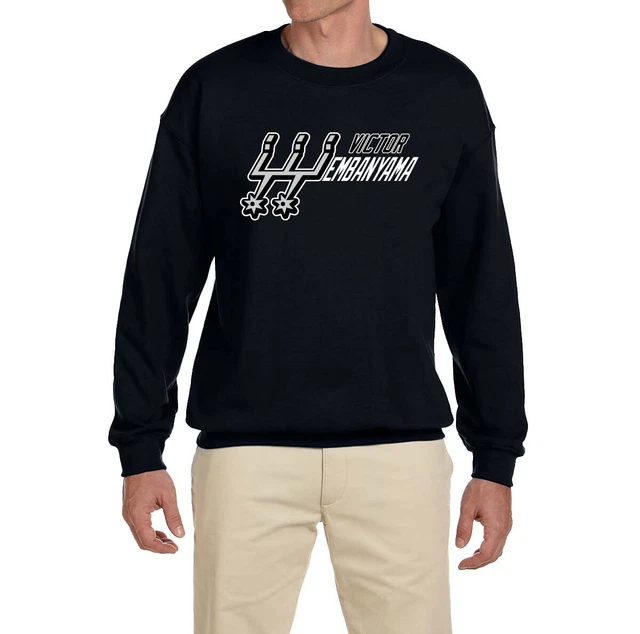 Victor Wembanyama Logo San Antonio Spurs Creawneck Sweatshirt
