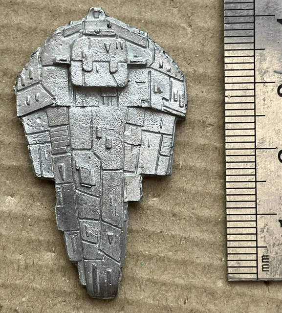 Unknown metal Sci-fi “ Retro Style Spaceship “ Fleet Battles , Full Thrust (A)