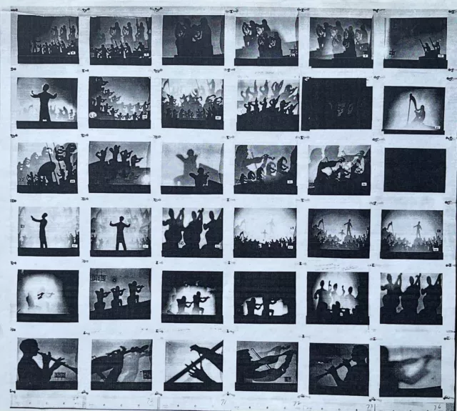 FANTASIA ORCHESTRA OPENING Storyboards DISNEY ANIMATION Research PHOTOCOPY