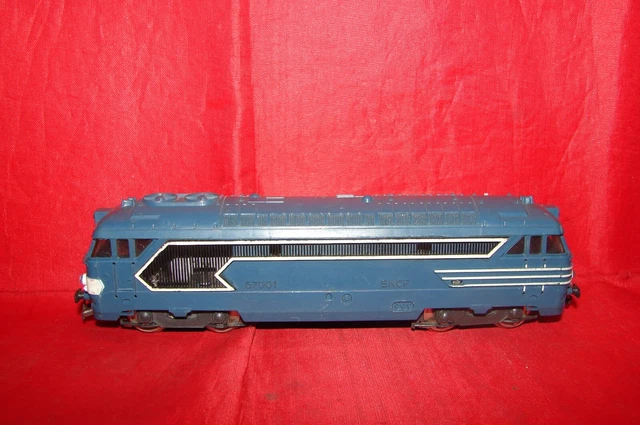 Locomotive Diesel Jouef BB67001 SNCF Échelle HO Bleue (Réf 841) - Occasion