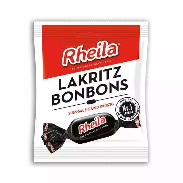 Rheila Lakritz Bonbons mit Zucker 50 g Bonbons
