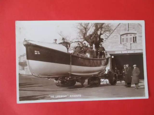 "Das Rettungsboot"" EXMOUTH-1920er Postkarte"