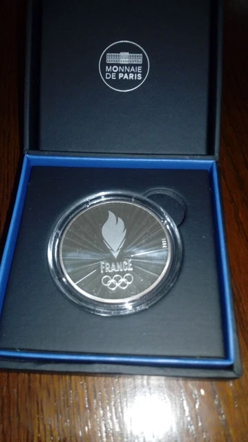 PIN'S JO PARIS 2024 Jeux Olympiques France. Picto. Para Natation