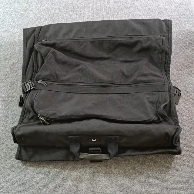 Tumi Garment Ballistic Nylon Alpha Bi Fold Suit Travel Black Bag 2