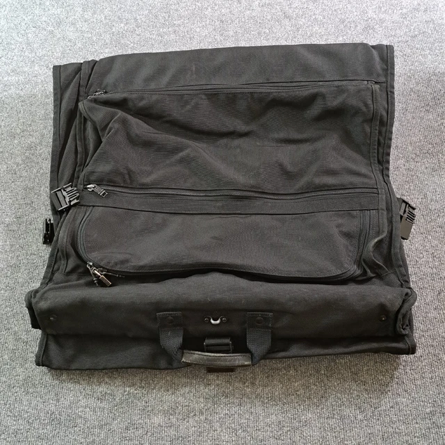 Tumi Garment Ballistic Nylon Alpha Bi Fold Suit Travel Black Bag 2