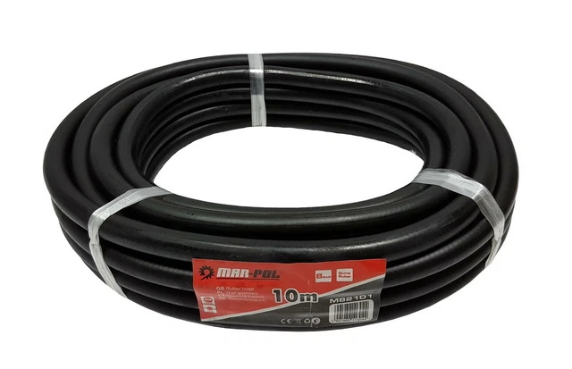 Tubo Aria Compressa Gomma 15 M - Diametro 9.5 Mm, Attacco Rapido, 5 Accessori, Resistente 900 PSI