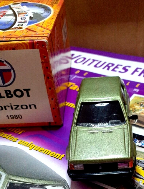 Voiture Miniature Collection Talbot Horizon 1980 - Norev Hachette 1/43 Verte