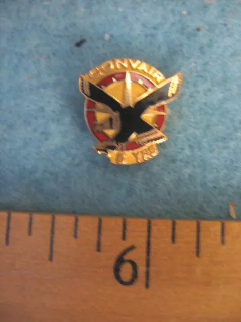 Original vintage Convair Aircraft Employee 5 Year Pin, pinback.