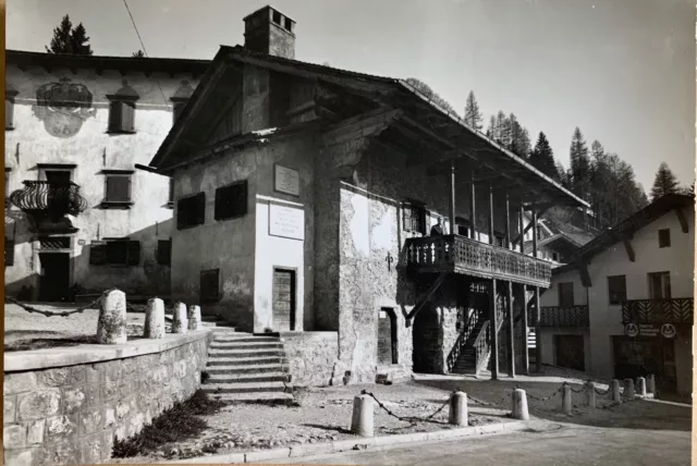 Cartolina Pieve di Cadore Belluno Casa di Tiziano Vecellio Non viaggiata