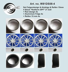 Jante ROTIFORM DTM 20" ARGENT 5x108 : Jantes alu, Jantes tole, Pack Jante et pneus 4x4