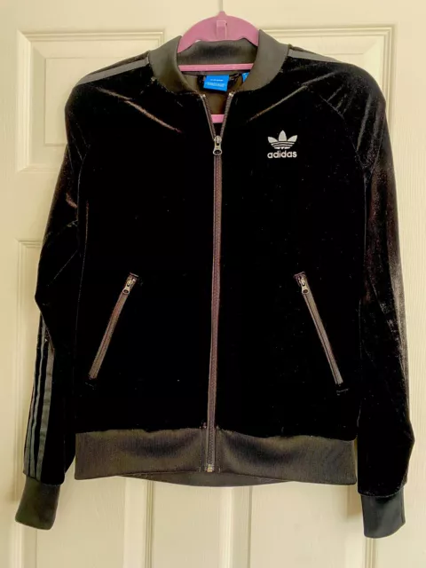 Adidas velvet sales vibes track jacket