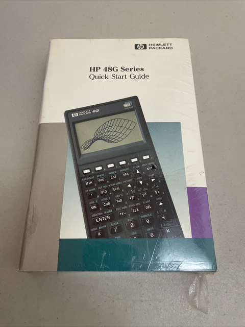 HP 48G Series User’s Guide and Quick Start Guide SEALED