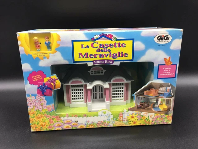 VINTAGE MY PRETTY DOLLHOUSE Pretty Pink Palace House Villas Polly