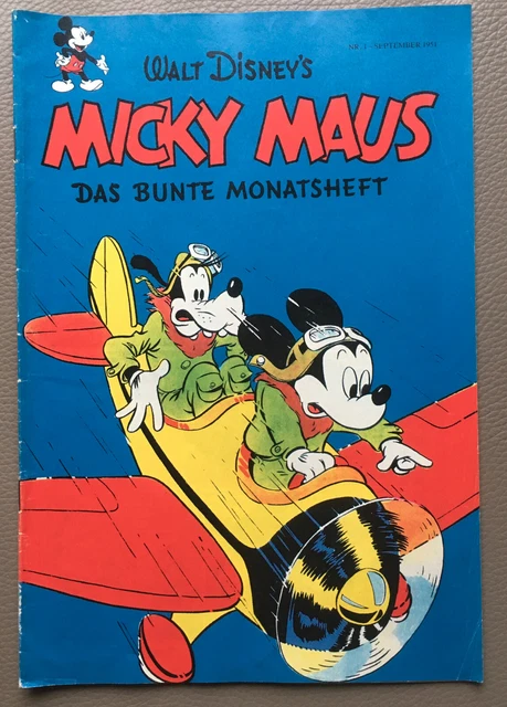 Micky Maus Heft Nr.1 September 1951 Nachdruck