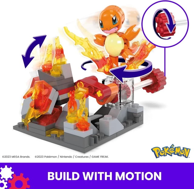 MEGA POKÉMON ACTION Figure Building Toys, Charmander's FireTy