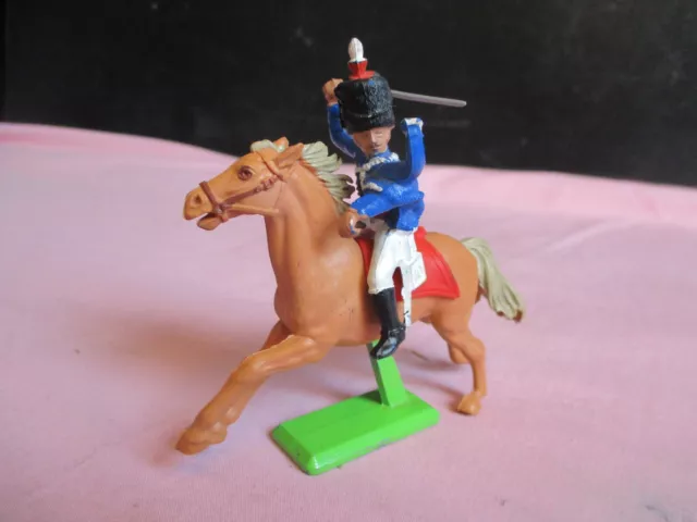 Vintage Britains Deetail - Napoleonic Waterloo British Mounted 10th Hussar