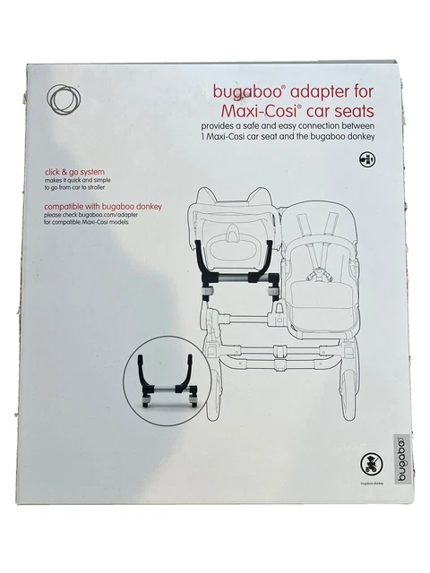 Bugaboo Donkey Mono Adaptor for Maxi-Cosi Nuna Car Seats Bugaboo Donkey Mono Adaptor for Maxi-Cosi Nuna Car Seats