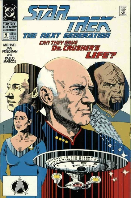 Star Trek: The Next Generation #9 FN; DC | we combine shipping
