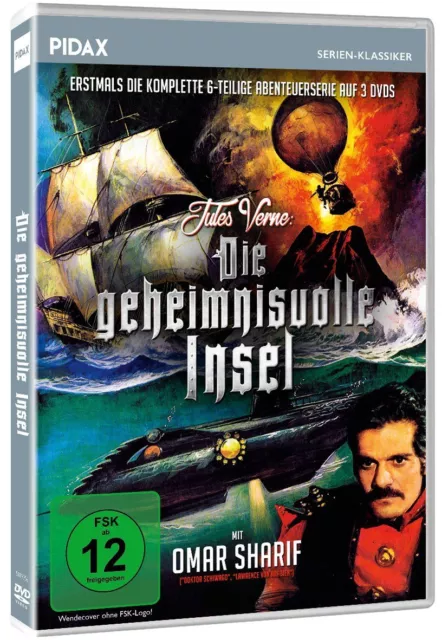 Jules Verne: Die geheimnisvolle Insel * DVD Abenteuerserie mit Omar Sharif Pidax
