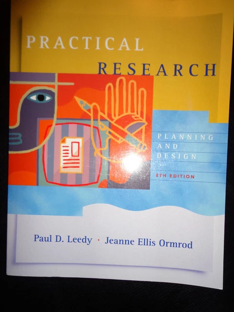 New! Practical Research Planning & Design 8th Edition Leedy/Ormrod Paperback