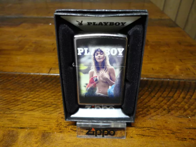 Playboy Cover May June 2017 Pinup Zippo Lighter Mint In Box 2022