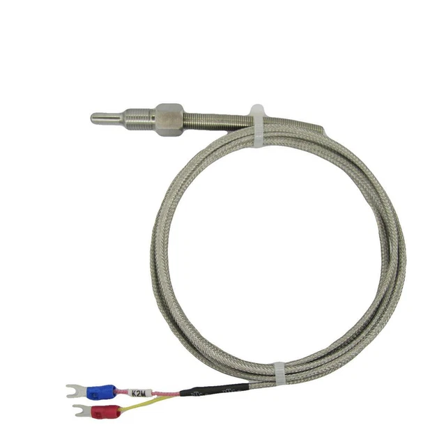 HIGH TEMPERATURE SENSORS K Type Thermocouple Probe w 1/8" NPT Threads ...
