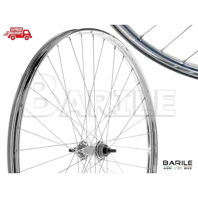 26 pouces roue avant vélo aluminium vélos hollandais (590) argent