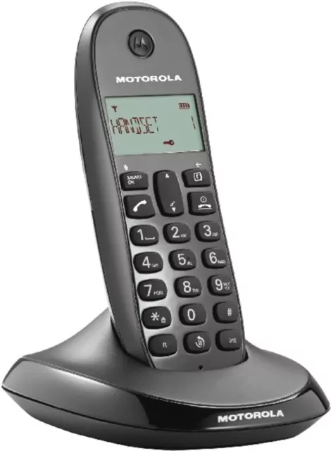 TELÉFONO INALÁMBRICO - C1001LB+ MOTOROLA, Negro Manos Libres EUR 19,95 -  PicClick ES