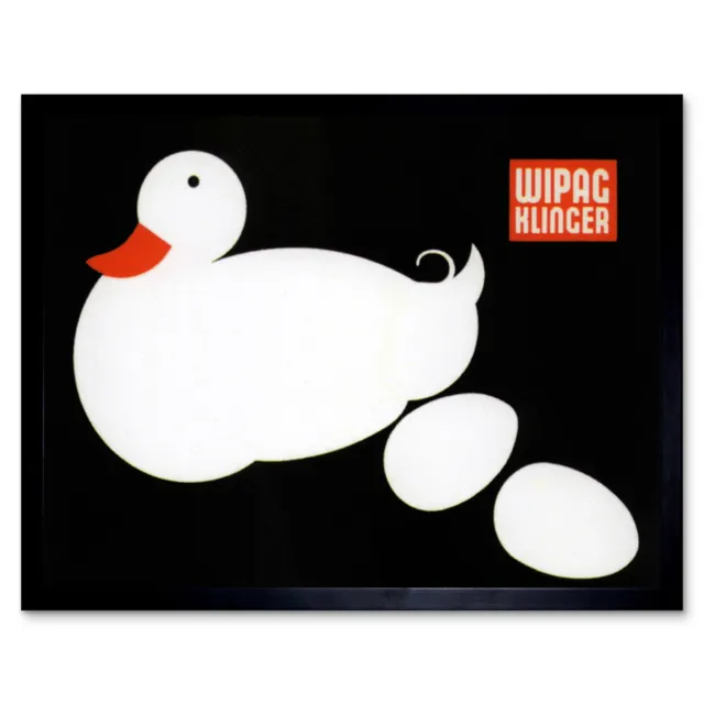 Julius Klinger Duck Egg Austria Framed Wall Art Print 9X7