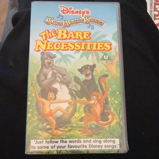 DISNEY'S SING ALONG Songs - The Bare Necessities (Uk Vhs Tape) £16.15