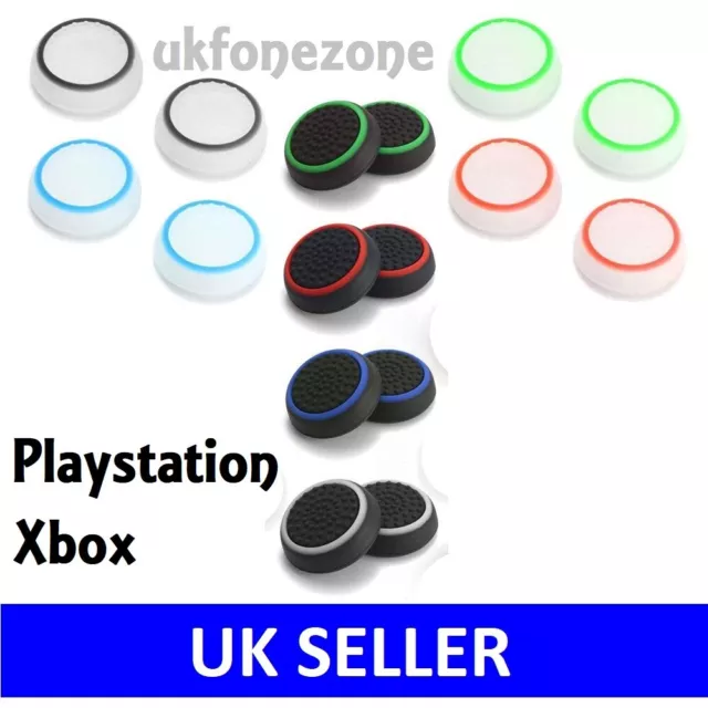 Controller Grips Thumb Joy Stick Cap Cover PS4 PS3 PS5 Xbox One X Playstation