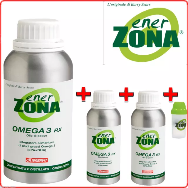 210/420 capsule 1g kit ENERVIT enerZONA OMEGA3 RX EPA+DHA dieta zona OMEGA-3