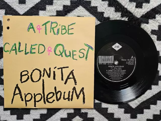 A Tribe Called Quest - Bonita Applebum ORIG UK Jive NM 45!! Jazzy Hip Hop