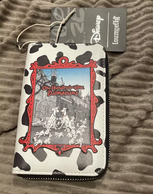 Loungefly Disney 101 Dalmatians Classic Books Zip Around Wallet NWT