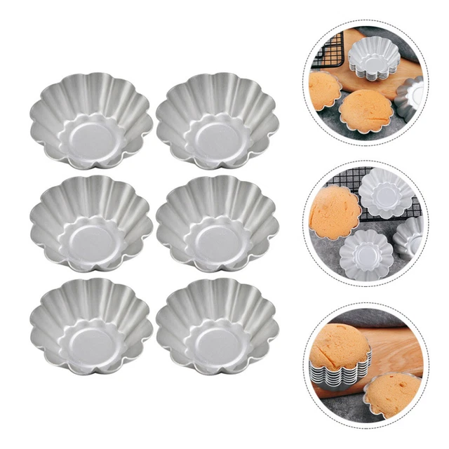 Stampo per torta all'uovo in lega di alluminio piccola tazza cupcake torta tazza muffa