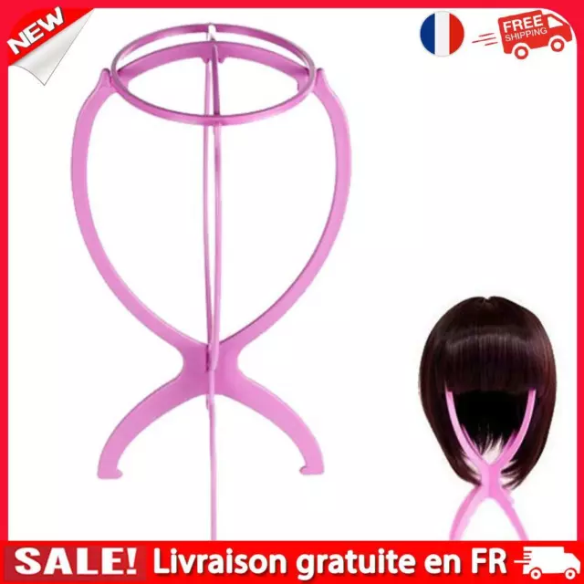 Plastic Folding Stable Durable Wig Hair Cap Display Holder Stand Tool Red