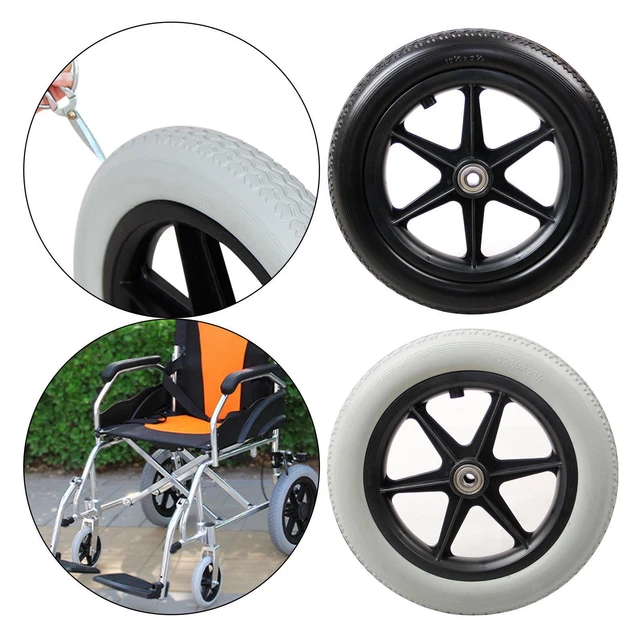 Roues arrière de rechange de 12 pouces portant des pièces solides pour les