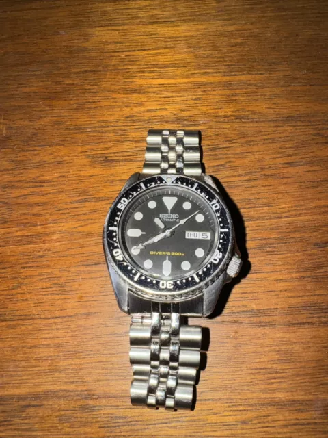 Mens Seiko SKX013, 7S26-0030, 38mm Automatic Dive Watch