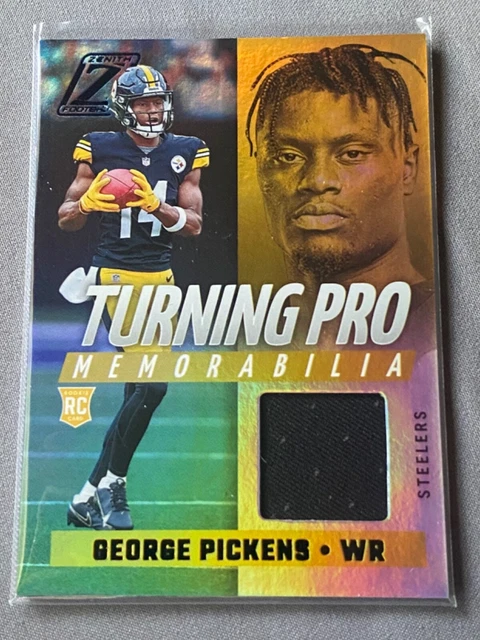 2022 Zenith GEORGE PICKENS #TPM-18 Rookie Turning Pro Memorabilia Patch Steelers