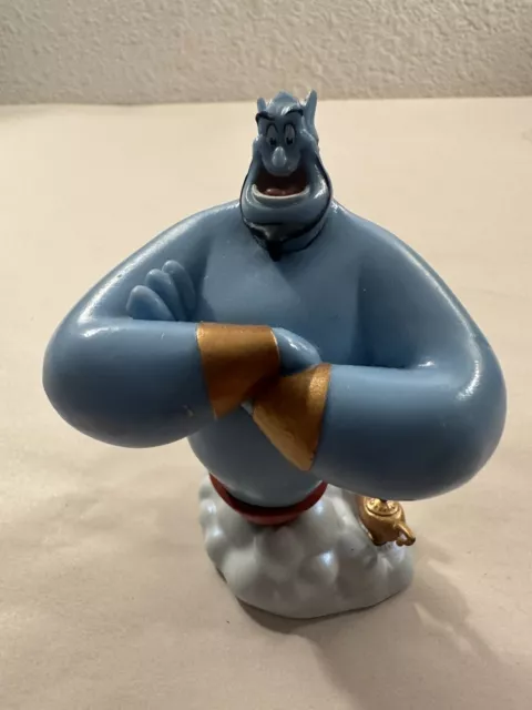 Enesco Jim Shore Disney Traditions Aladdin Jasmine with Genie Lamp  Figurine, 5.25 Inch, Multicolor