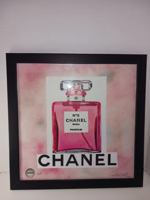 Wall Decor, Chanel Bottle Ltd Ed Print By Fairchild Paris