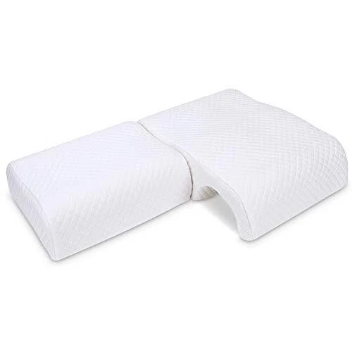 Memory Foam Pillow For Couples Adjustable Cube Cuddle Pillow Anti Pressure