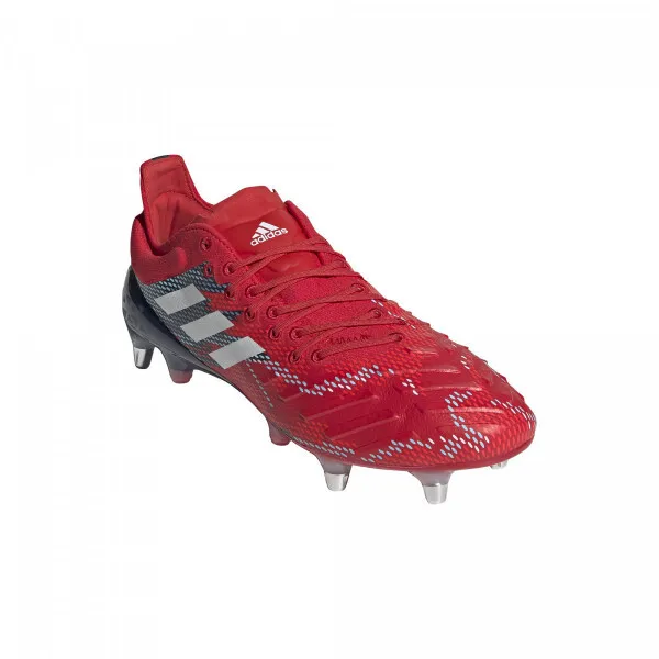 Adidas Predator XP SG Terrain Bold Rugby Boots Shoe Unisex (Red) FZ3834 New UK 8